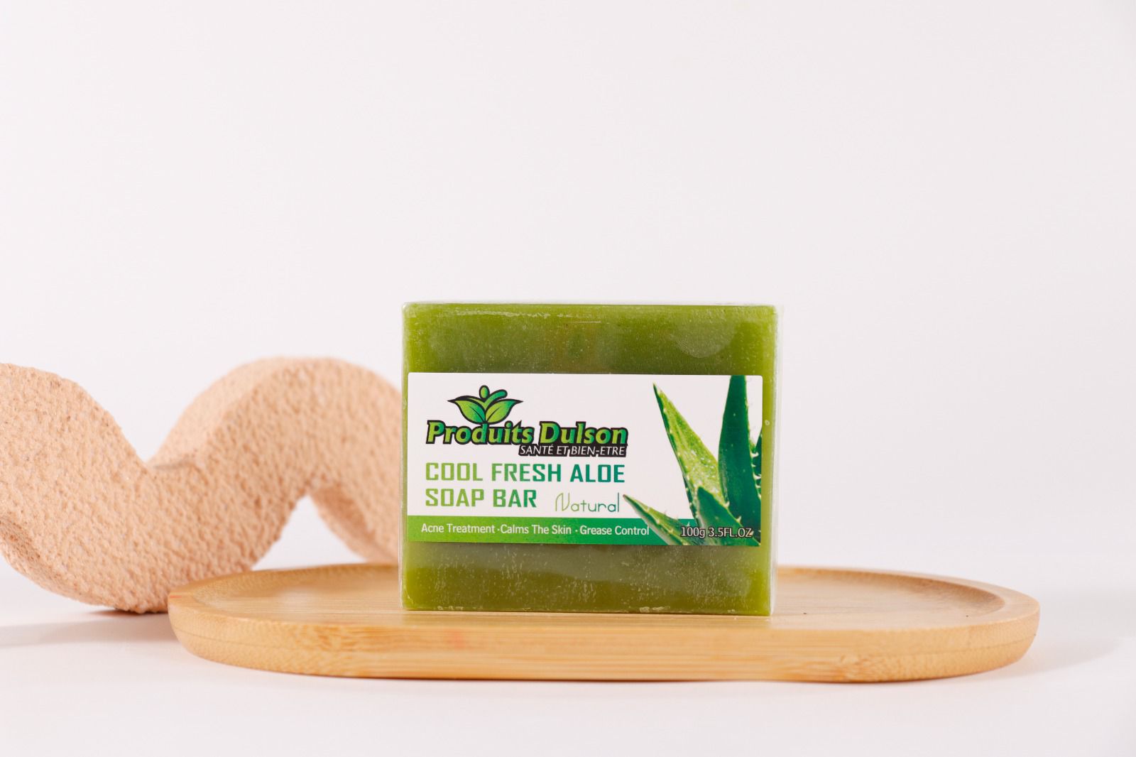 Cool Fresh Aloe Soap Bar – Natural Acne Care | 100g – Image 2